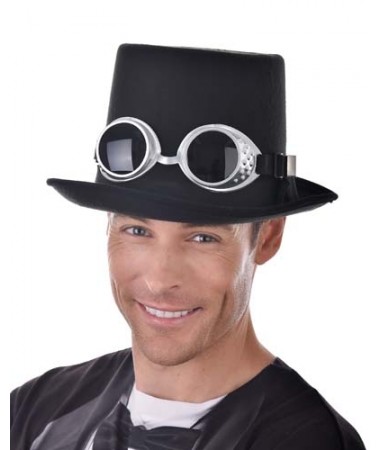 Steampunk Black Hat with Goggles BUY
